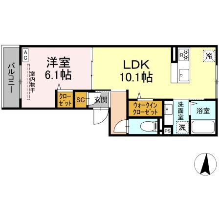 D Paina新羽町Ⅱ 間取り