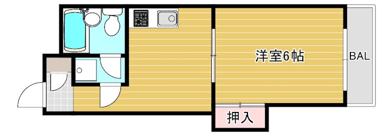シティ原木中山 間取り