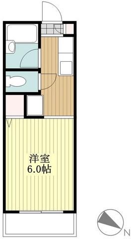 ロサコーポ 202号室 間取り