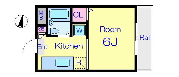 メゾンアサヒ  間取り