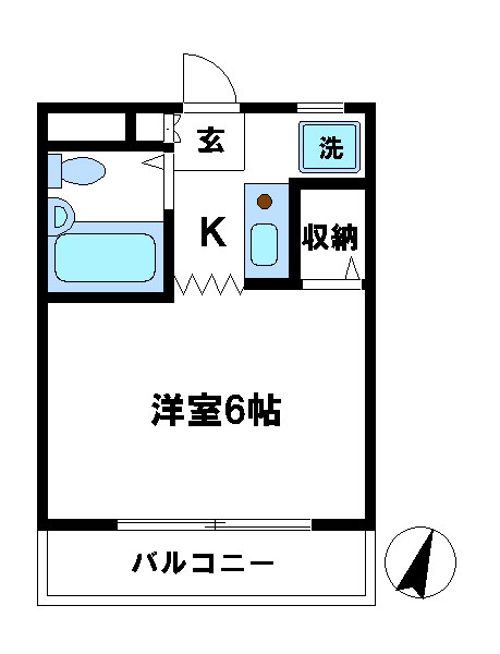 柳沢ハイツ  間取り