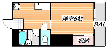 トーシンハイツ堀江 間取り図