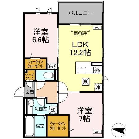 アベニール大倉山 間取り