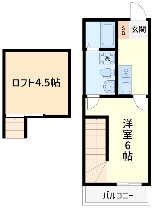 ルストーレ能見台 2-C号室 間取り