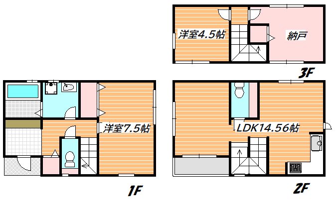 マイホームネクスト行徳Ⅲ 間取り図