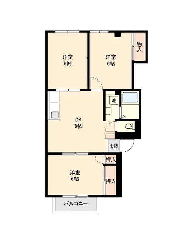 ドミール港洋 間取り