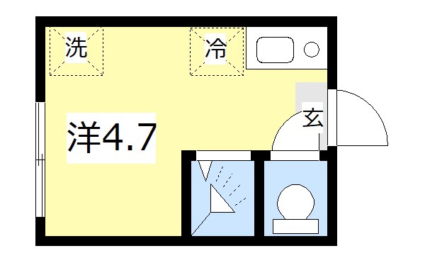 TM渡田向町Ⅱ 103号室 間取り