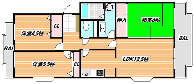 アルカディア５ 間取り
