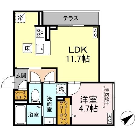 D Paina 井土ケ谷中町 間取り