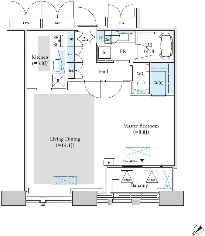 Ｄマークス西新宿タワー 間取り