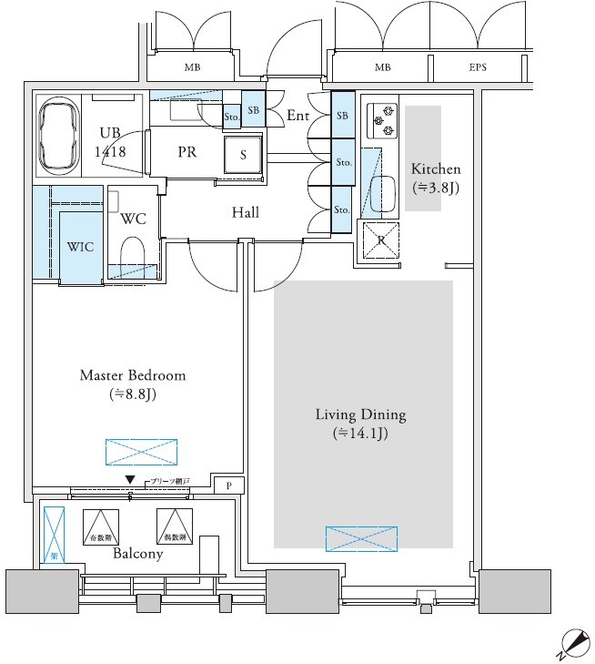 Ｄマークス西新宿タワー 間取り
