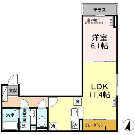 D-paina港南 間取り
