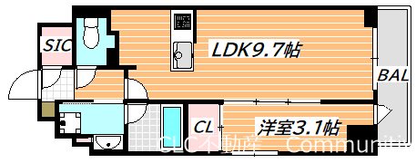 ウエリス南行徳駅前 間取り図