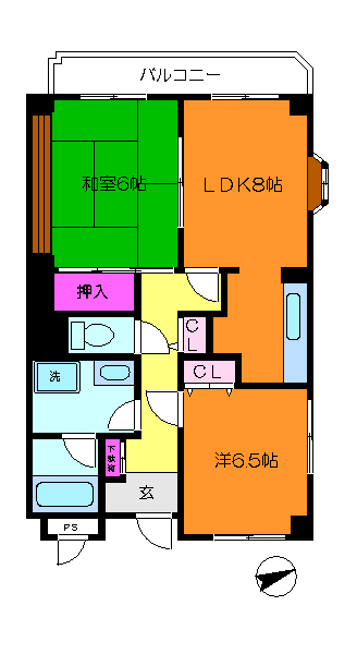 新川崎ロイヤルパレス 間取り