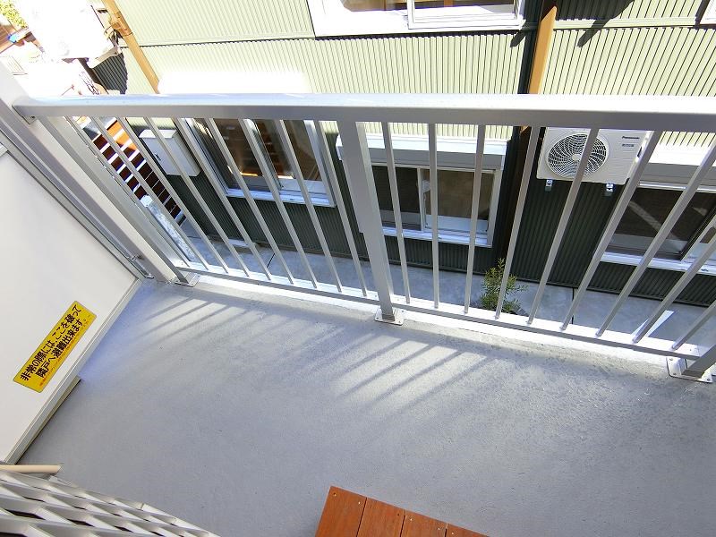 キャリコハウス１ ベランダ