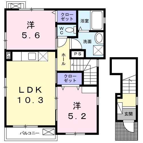 デュー　テラッセ 間取り
