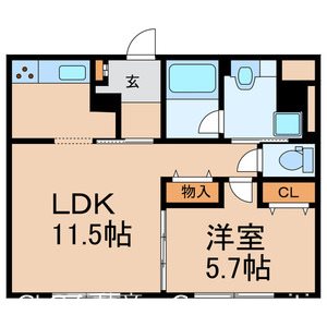 Sotterranea（ソッテラネア） 間取り図