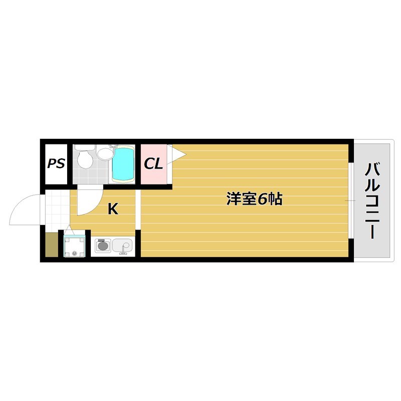 プレステージ横田 間取り図