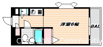 プレステージ横田 間取り図