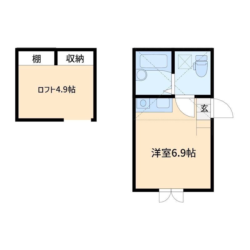 プリマ六番館 間取り