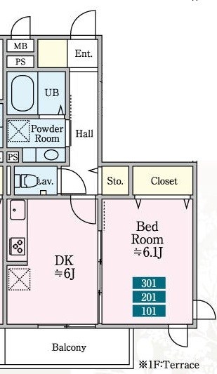 ＦＶヴィラ洋光台 間取り