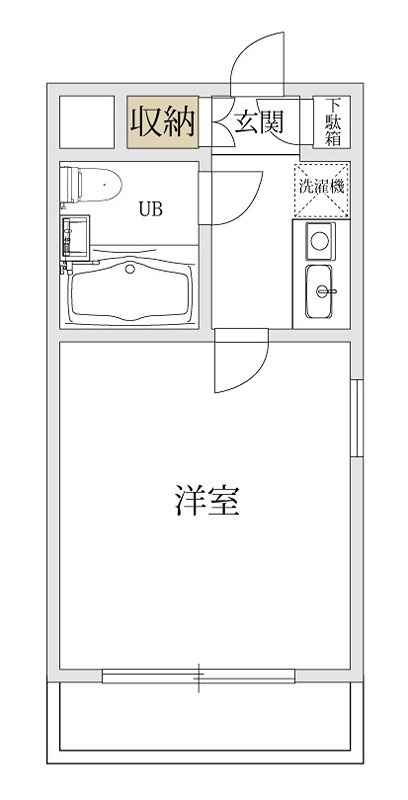 ダイホープラザ生麦 201号室 間取り