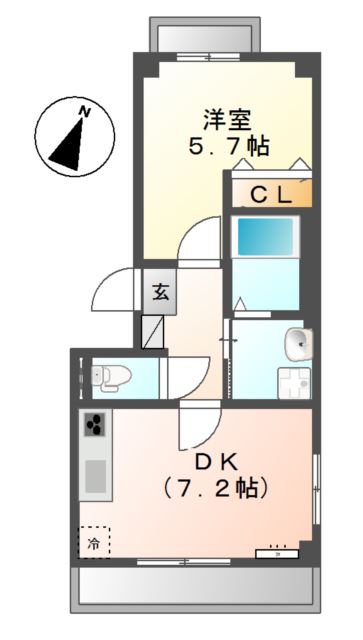 サンフォレスタ２番館 間取り