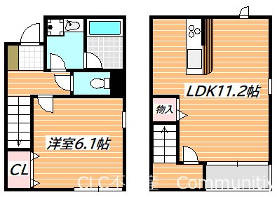 Ｔｈｅ　Ｐａｒｋ　Ｍａｉｓｏｎ　フォレスト 間取り図