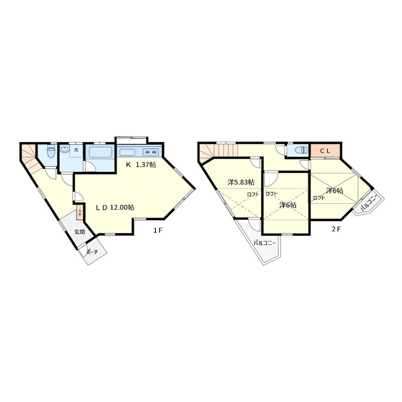 三春台戸建 間取り
