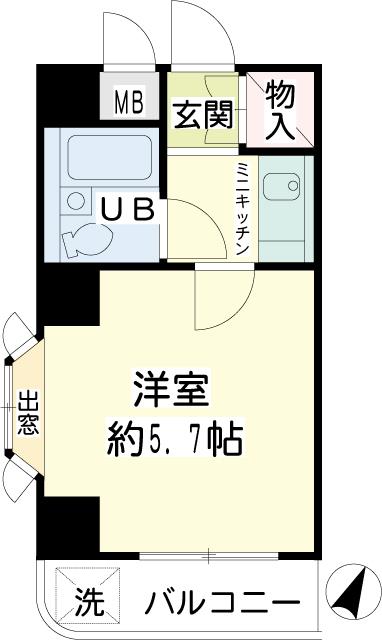 プラザ川崎ＮＯ．２ 00204号室 間取り