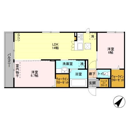 ルアナ 間取り図