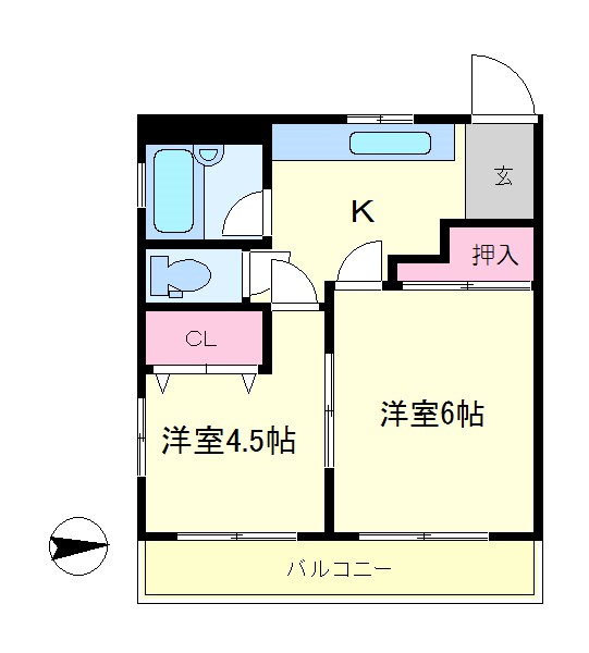 コーポサイトウ 間取り