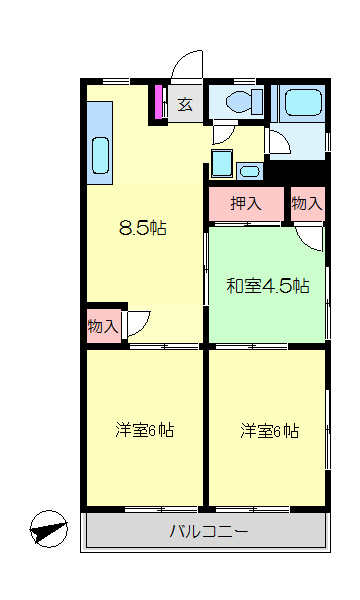 深行ビル   間取り図