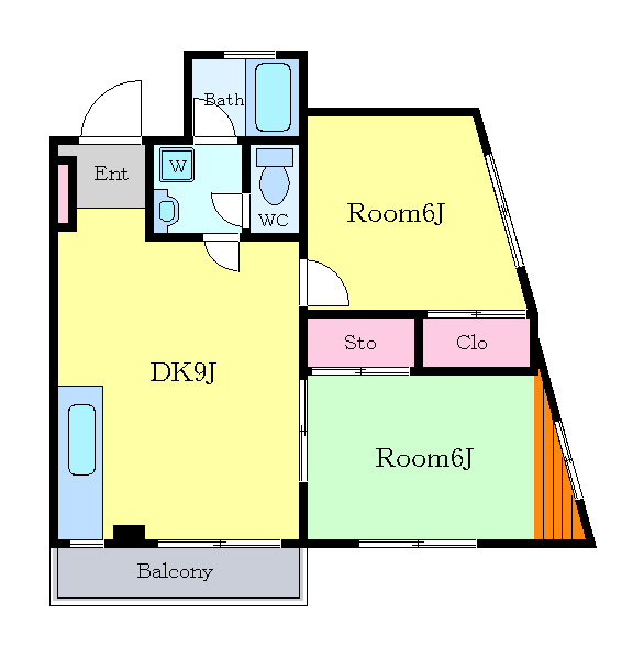 レジデンス大塚  402号室 間取り