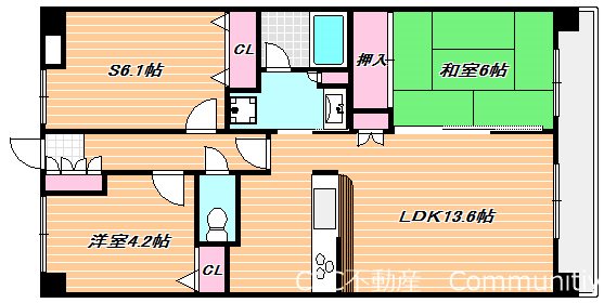 グランドパレス37 間取り