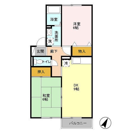 コーポ・ラ・シエル 間取り