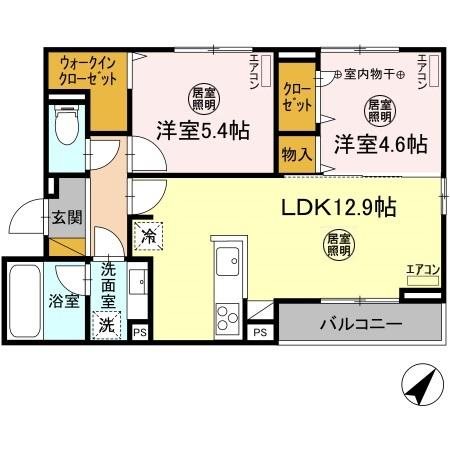 メゾン　フレール 間取り図