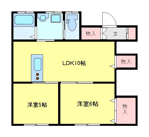 第2成田ハイツ 間取り