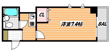 ローズマンションA６９番館 間取り図