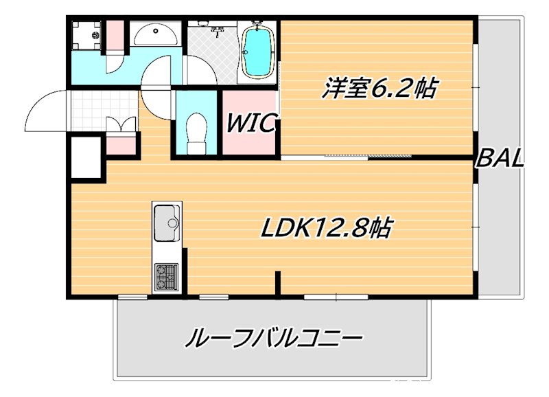 blue palette浦安 間取り図