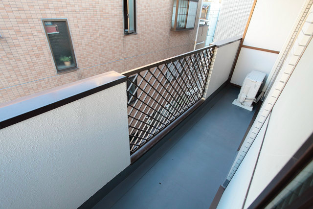 サンパレスウスイ ベランダ