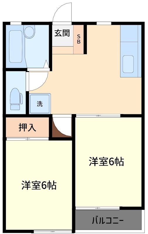 ドミール杉田 間取り