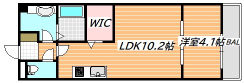 ジェンティーレ・トリヤマⅢ 間取り図