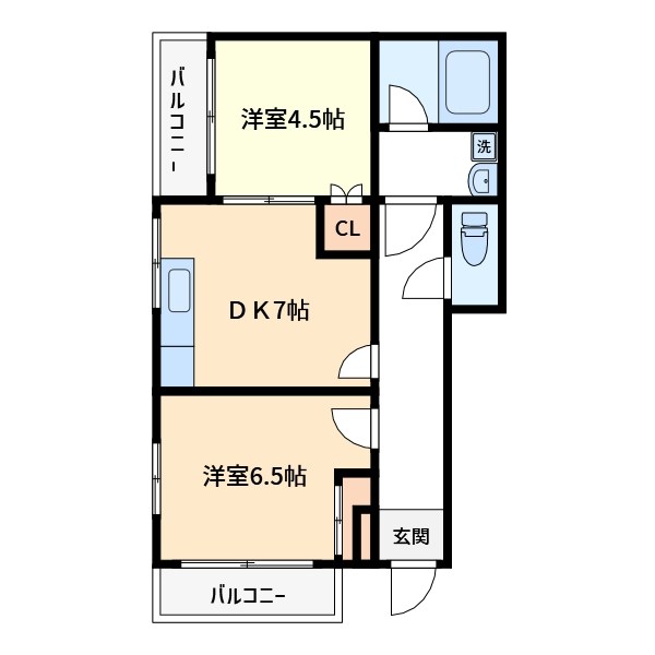 レジデンスあすみて 間取り