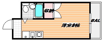 エステート光Part3 間取り図