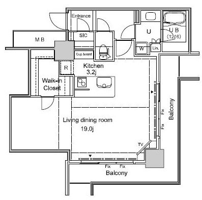 パシフィックロイヤルコートみなとみらいアーバンタワー 間取り