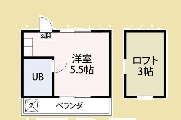 メゾン根岸 203号室 間取り