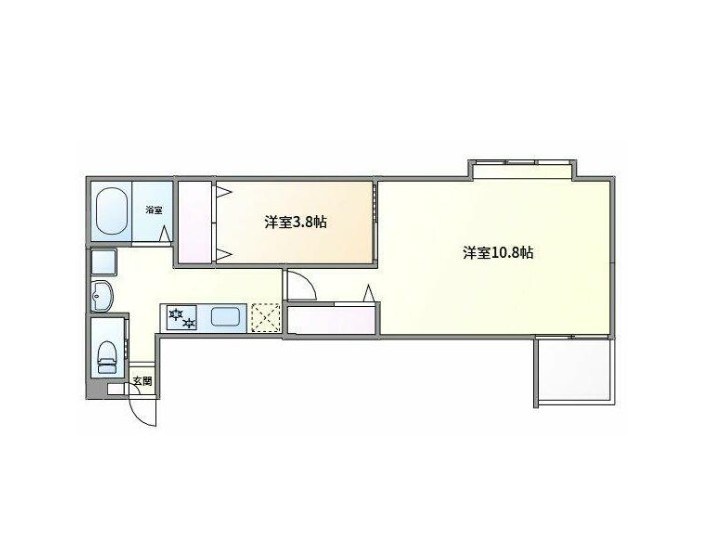 ツインキューブB 間取り