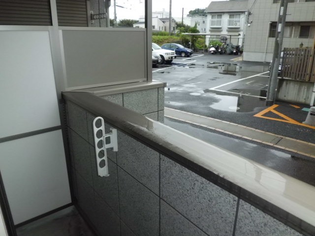 ツインキューブB ベランダ