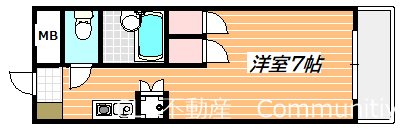 フジマンション末広 間取り図